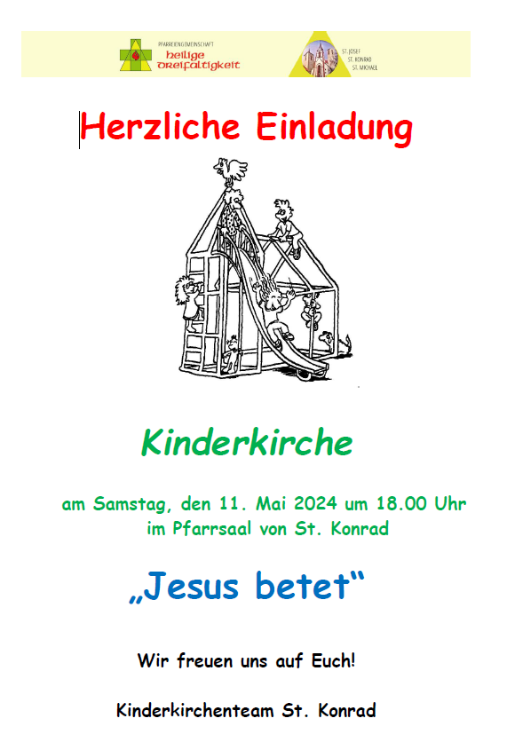 Kinderkirche St. Konrad 11. Mai 2024